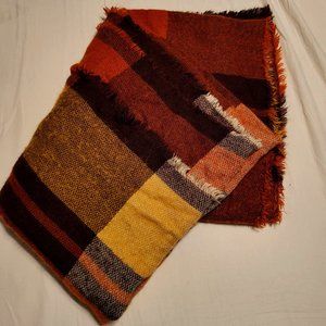 Plaid Blanket Scarf
